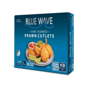Blue Wave Raw Crumbed Prawn Cutlet