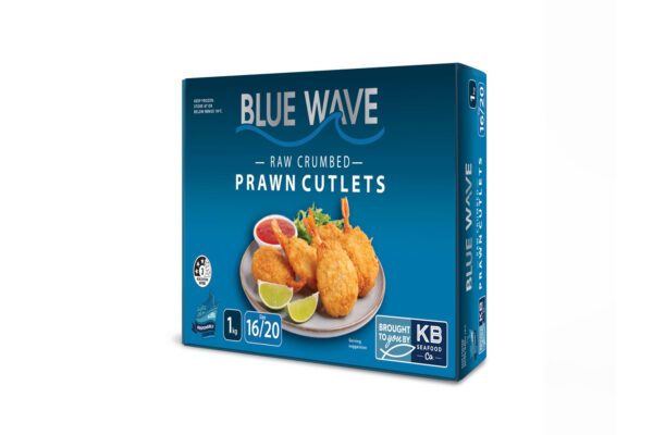 Blue Wave Raw Crumbed Prawn Cutlet