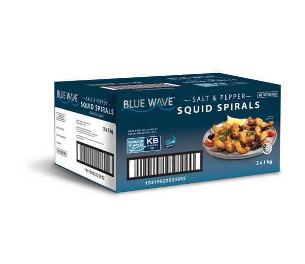 Blue Wave Salt & Pepper Squid Spirals