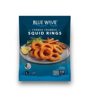 Blue Wave Formed Crumbed Squid Rings