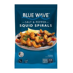 Blue Wave Salt & Pepper Squid Spirals