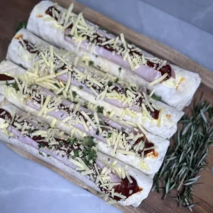 Chicken Parma Enchilades 2 for $13