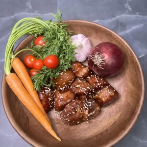 Pork BBQ Bites, Marinated (BBQ Rib marinade)