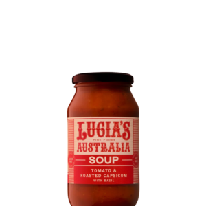 Lucia's Australia - Tomato & Roasted Capsicum with Basil Soup