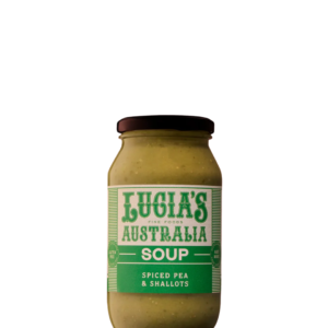 Lucia's Australia - Spiced Pea & Shallots Soup