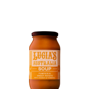 Lucia's Australia - Pumpkin & Sweet Potato with Coconut & Turmeric Soup